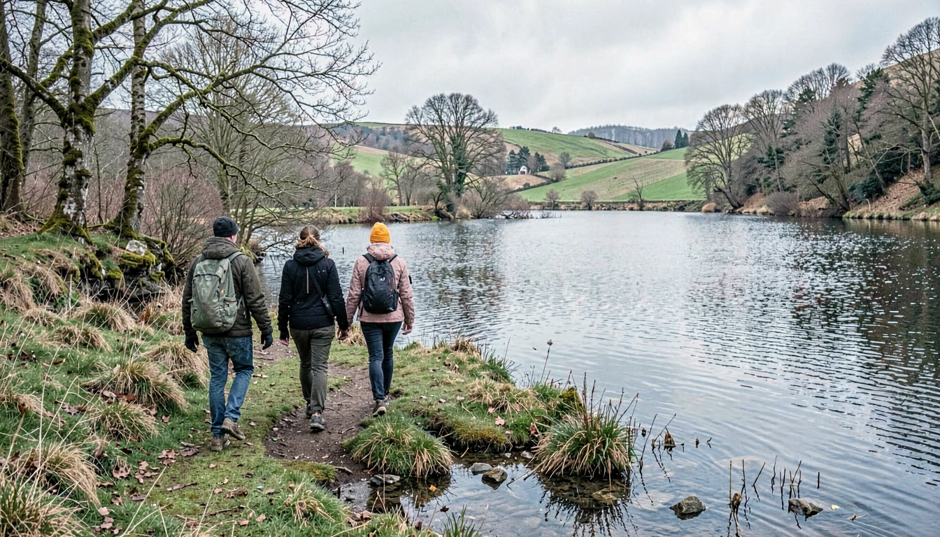 Trilha nas Montanhas Perto de Lake District - foto 3