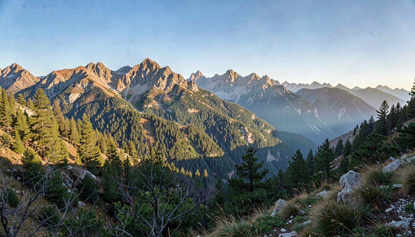 Trilha nas Montanhas Perto de Madrid - foto principal