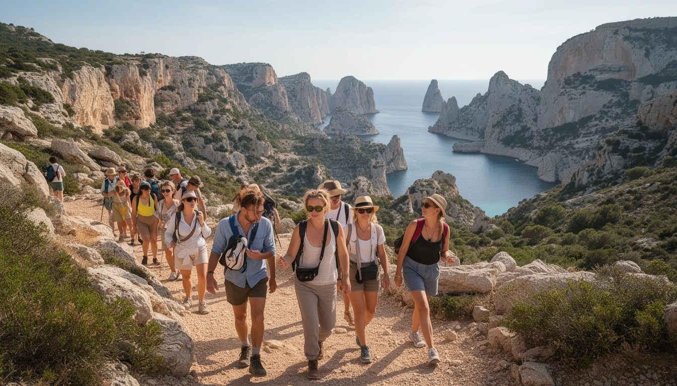 Trilha nas Montanhas Perto de Marselha - foto 3