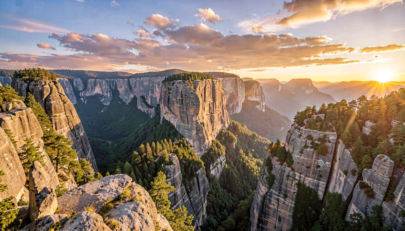 Trilha nas Montanhas Perto de Meteora - foto principal
