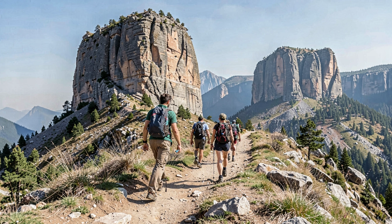 Trilha nas Montanhas Perto de Meteora - foto 3
