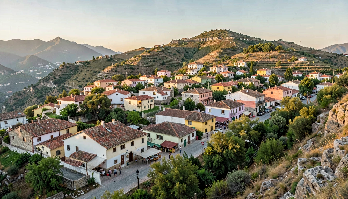 Trilha nas Montanhas Perto de Mikonos - foto principal