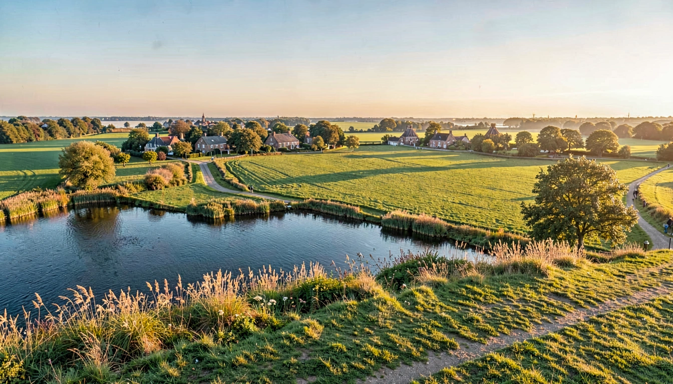 Trilha nas Montanhas Perto de Normandia - foto principal