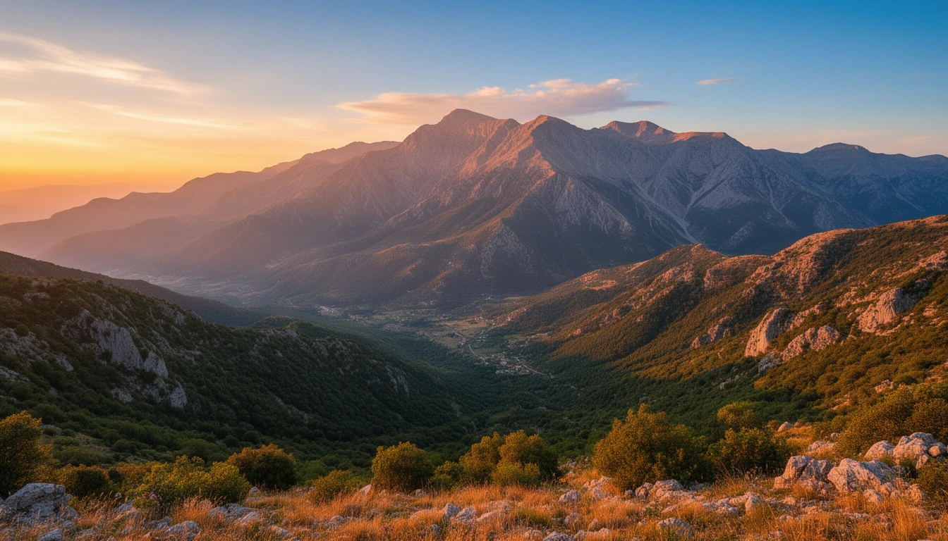 Trilha nas Montanhas Perto de Sicília - Imagem 1
