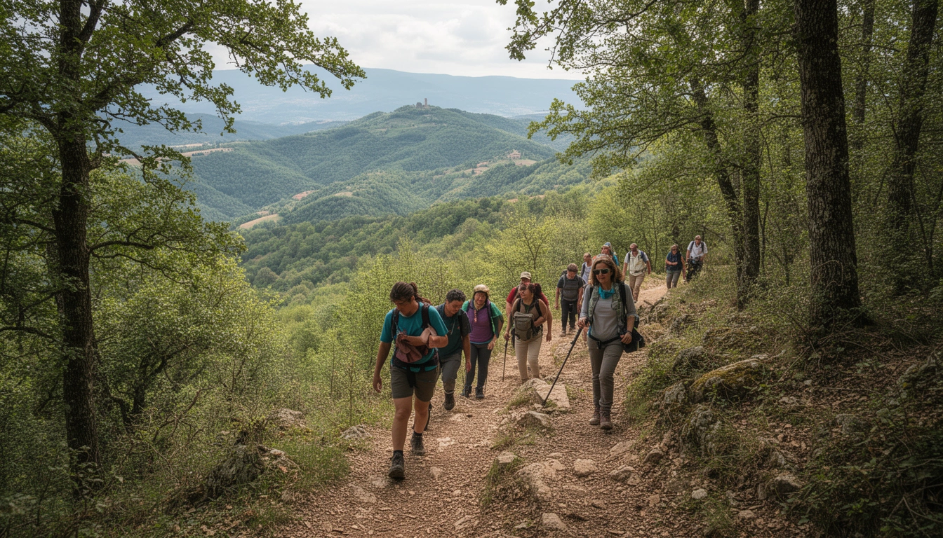 Trilha nas Montanhas Perto de Siena - foto 5